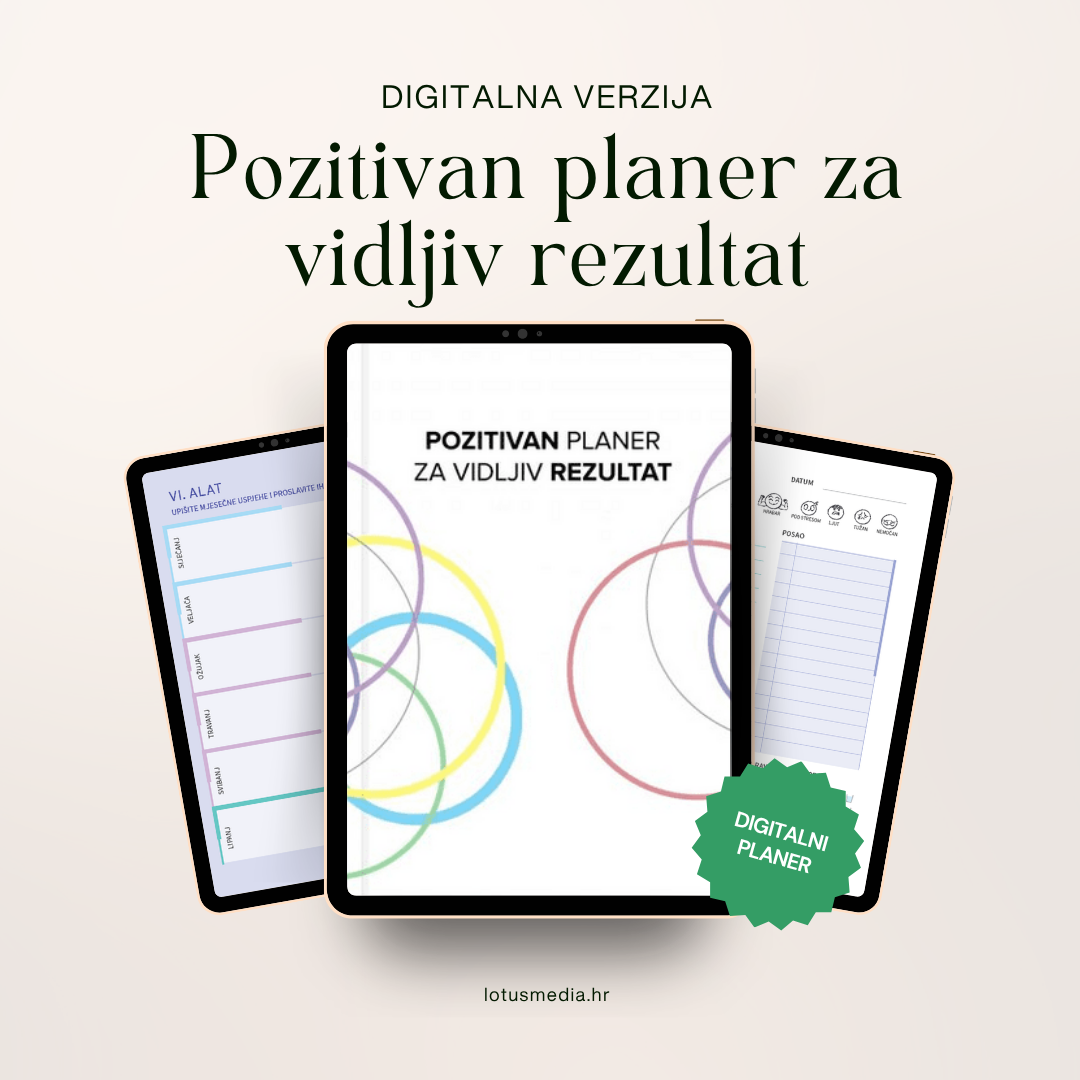 DIGITALNI POZITIVAN PLANER ZA VIDLJIV REZULTAT